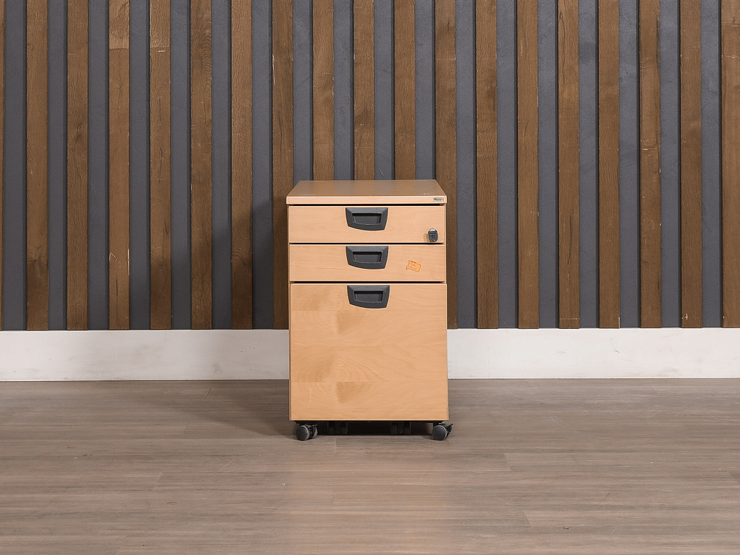 Тумба подкатная Kinnarps ЛДСП Бук Швеция (ТВБК-090425)