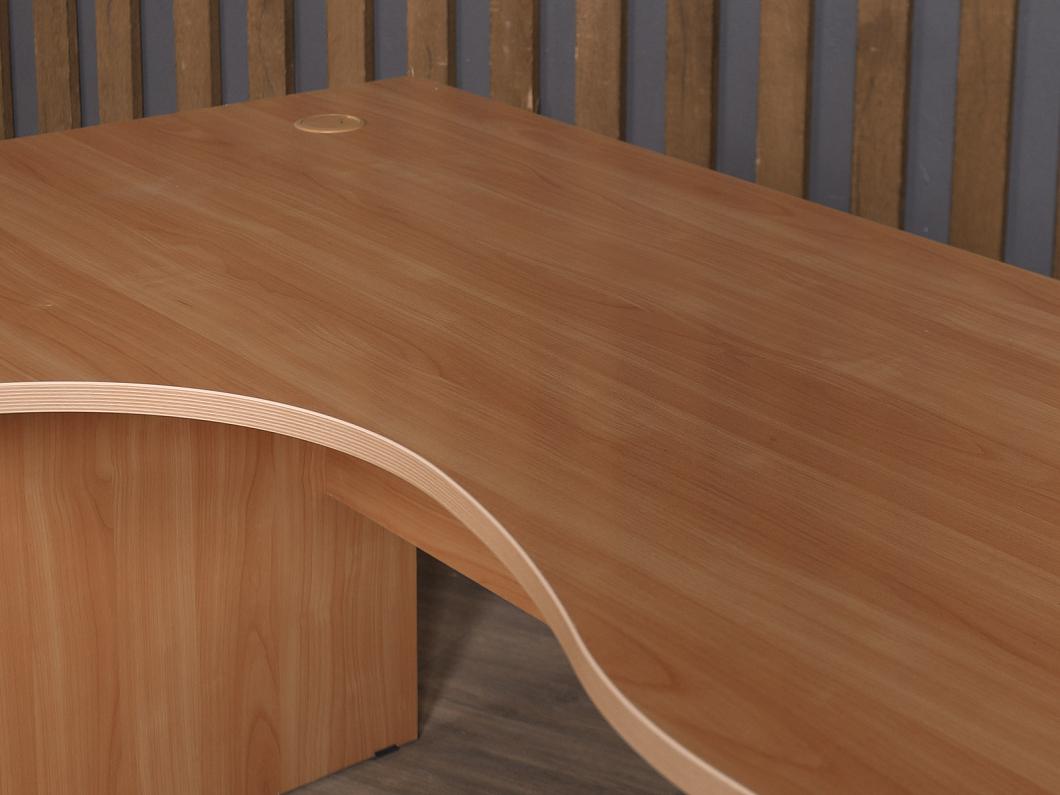 Стол эргономичный ЛДСП Орех (СПЭОР2-201125)