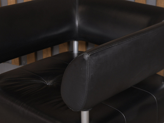 Кресло Искусственная кожа Чёрный