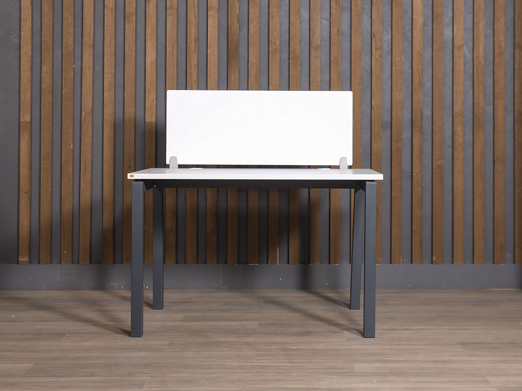 Стол прямоугольный ЛДСП Белый (СПБ-251025) Стол прямоугольный ЛДСП Белый (СПБ-251025)