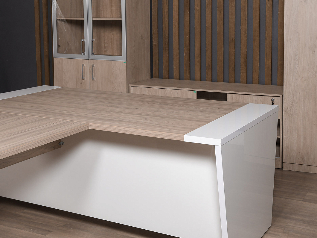 Кабинет руководителя Pointex Asti ЛДСП Бук Россия (КРББК-300825)