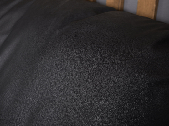 Диван Искусственная кожа Чёрный