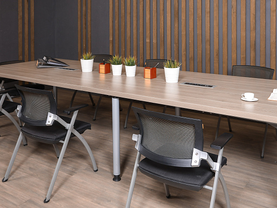 Стол для переговоров ЛДСП Ясень шимо