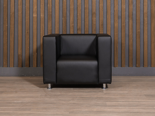 Кресло БОН Искусственная кожа Чёрный Россия