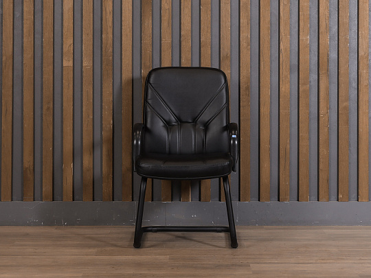 Конференц-кресло Искусственная кожа Чёрный
