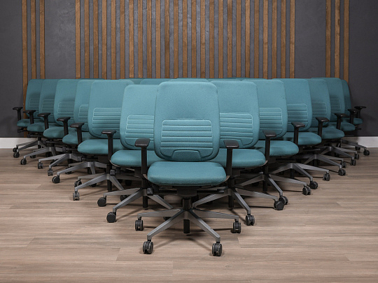 Офисное кресло Steelcase Ткань Зелёный Франция