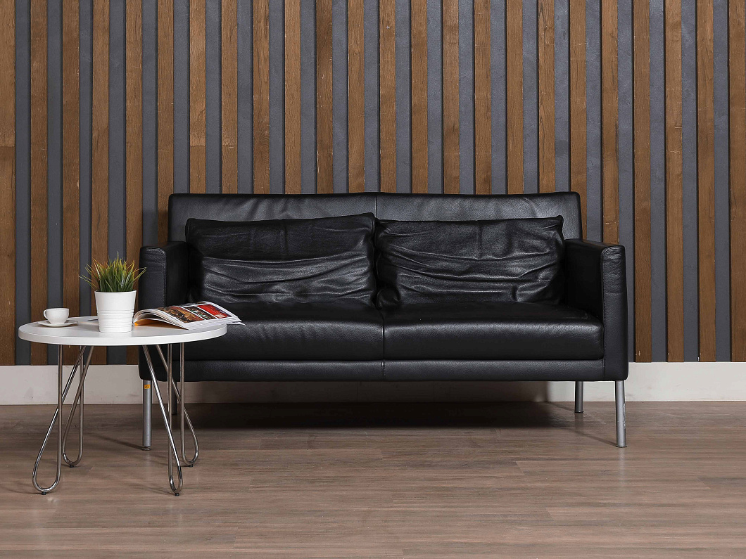 Диван Walter Knoll Jason 390 Кожа Чёрный Германия (ДЧ-240125)