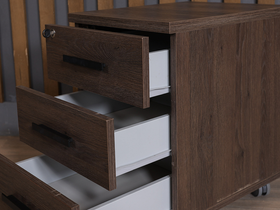 Тумба подкатная ЛДСП Ясень шимо (ТВЯШ-260226)