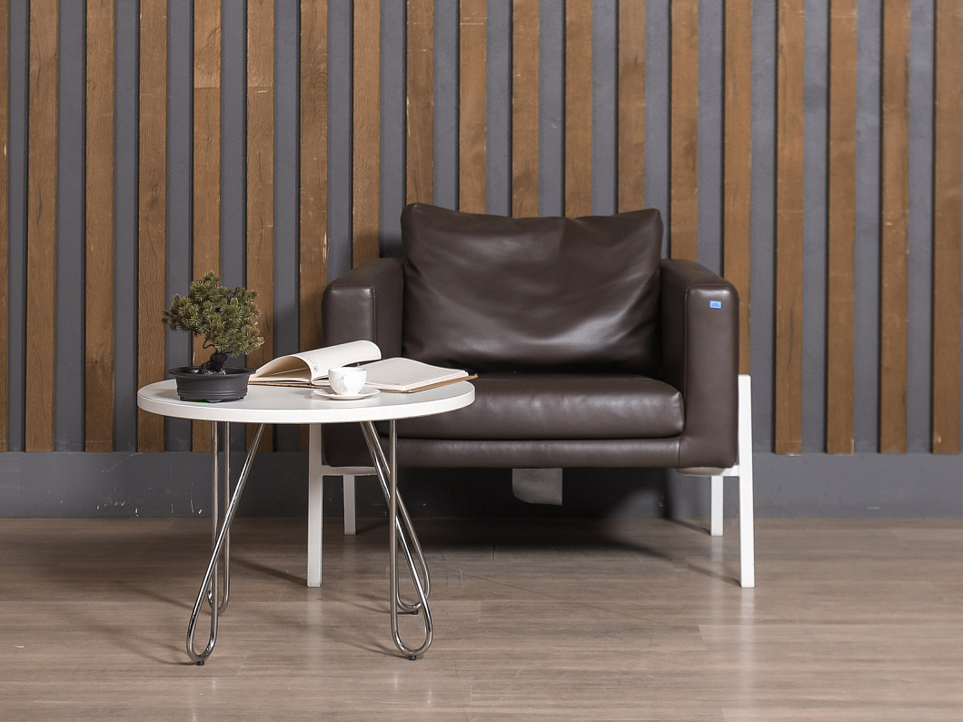 Кресло IKEA Искусственная кожа Коричневый Польша (КЭКЧ-031225)