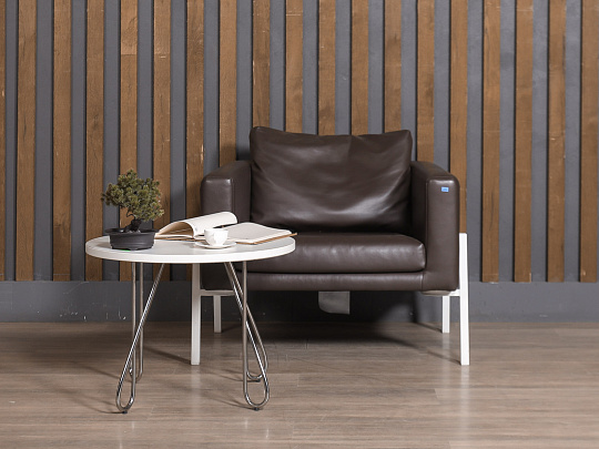 Кресло IKEA Искусственная кожа Коричневый Польша