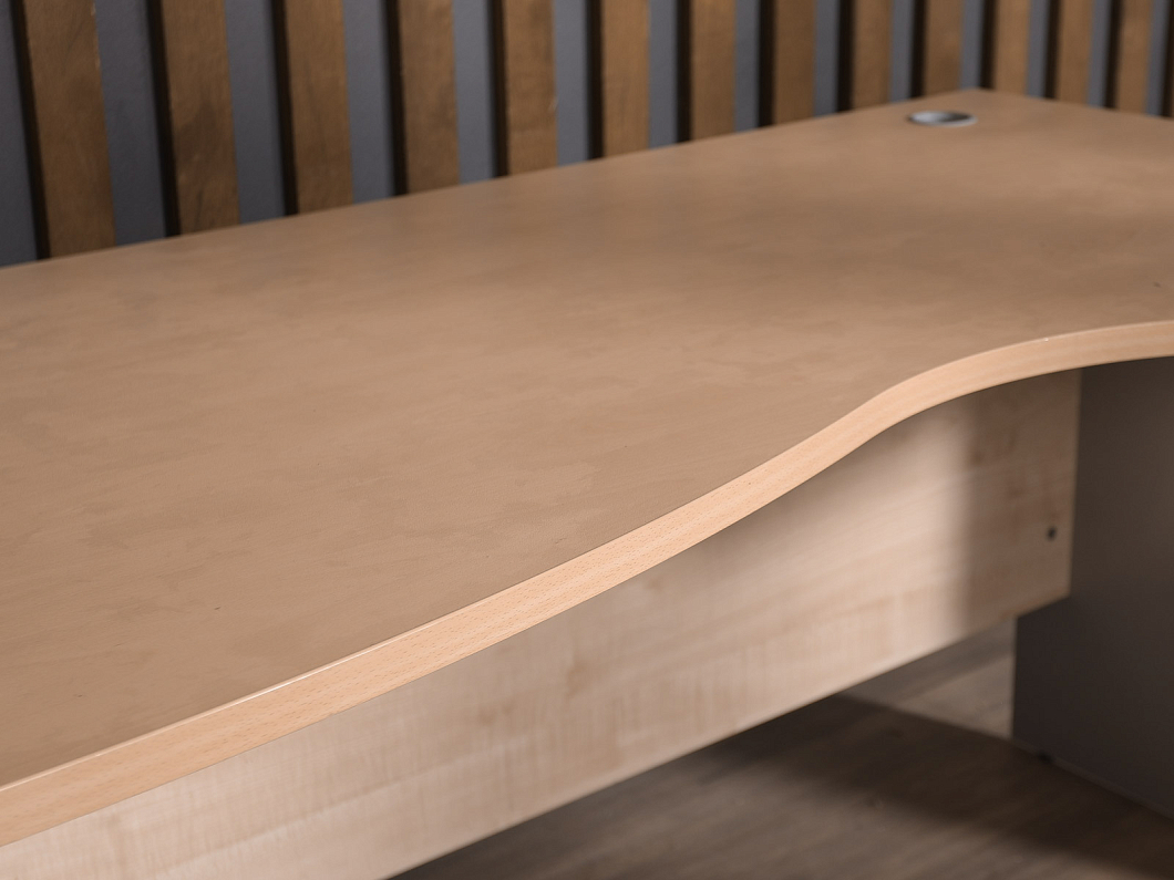 Стол эргономичный ЛДСП Бук (СПЭБКСР-081025)