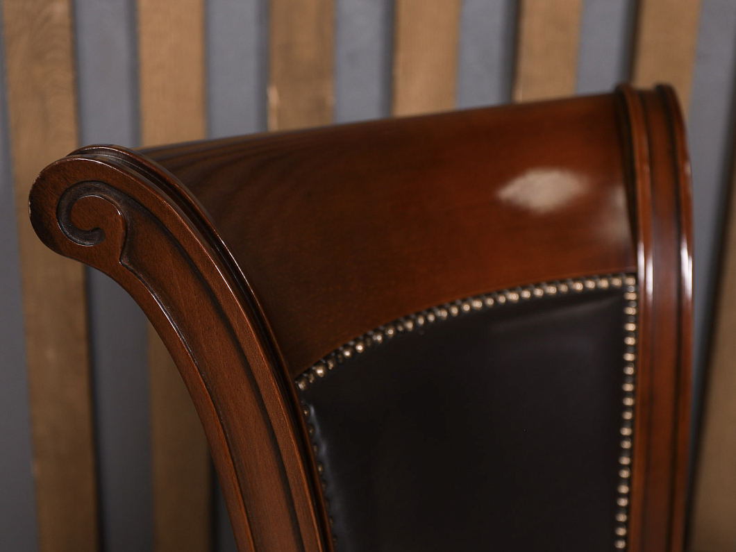 Кресло руководителя Кожа Чёрный Импорт (КРЭЧ4-090725)