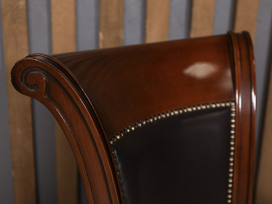 Кресло руководителя Кожа Чёрный Импорт