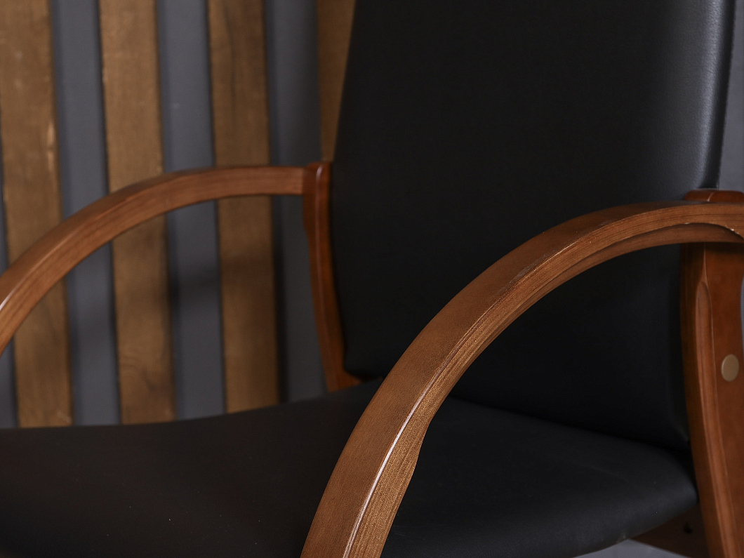 Конференц-кресло Искусственная кожа Чёрный (КФЭЧ-260226)