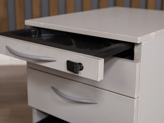Тумба подкатная Steelcase ДСП Серый Германия