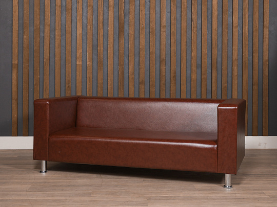 Диван СИТИ Искусственная кожа Коричневый Россия