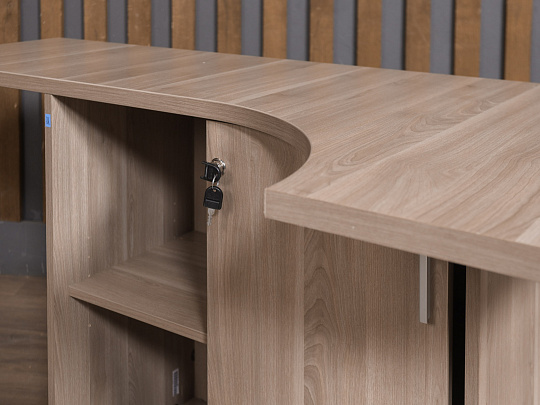 Тумба под оргтехнику ЛДСП Ясень шимо