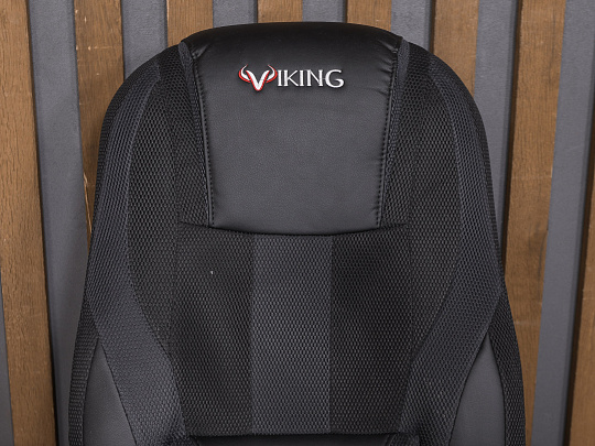 Кресло руководителя Viking Искусственная кожа Чёрный