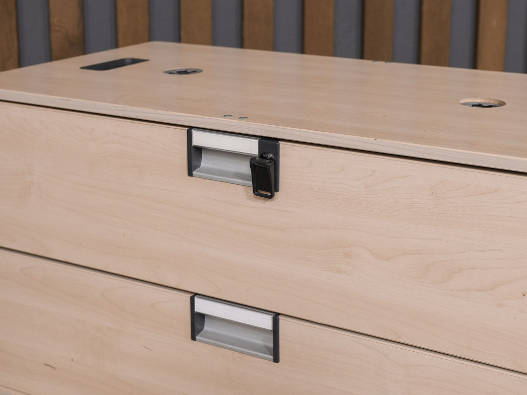 Полка навесная Steelcase ЛДСП Дуб США (ТНД-260325)