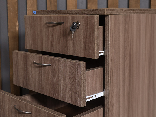 Тумба подкатная ЛДСП Ясень шимо