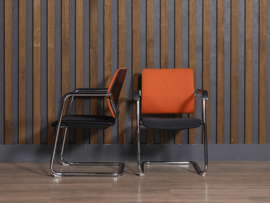 Конференц-кресло Ткань Оранжевый (КФТЧОЖ-160925)