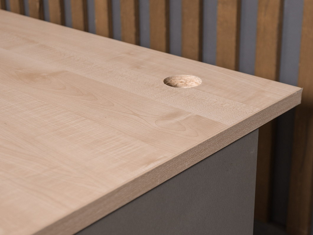 Стол прямоугольный ЛДСП Бук (СПБК3-141125)