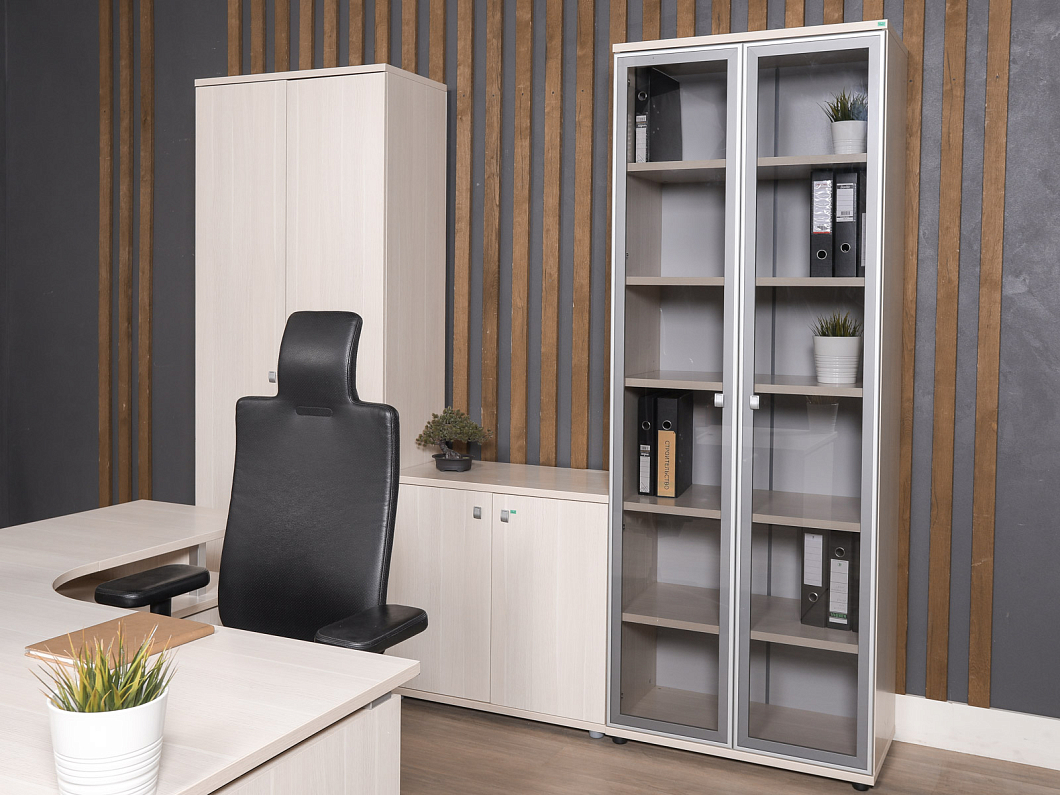 Кабинет руководителя Экспро Vasanta ЛДСП Дуб Россия (КРД-300825)