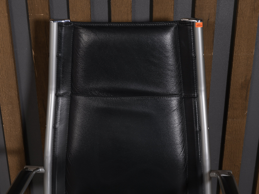 Кресло руководителя SitLand Hera Кожа Чёрный Италия (КРКЧ-280925)