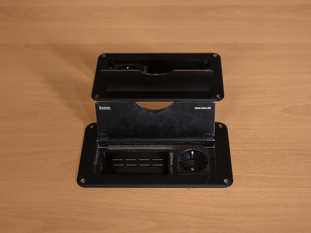 Стол для переговоров Steelcase ДСП Орех США (СДПОР1-280723)