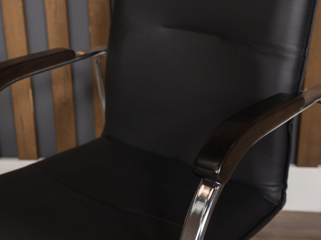 Конференц-кресло Самба Искусственная кожа Чёрный Россия (КФЭЧ-СМБ)