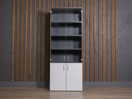 Шкаф для документов ЛДСП Серый