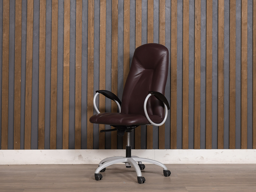 Кресло руководителя Codutti Master Point Кожа Фиолетовый Италия (КРЭФ-090725)