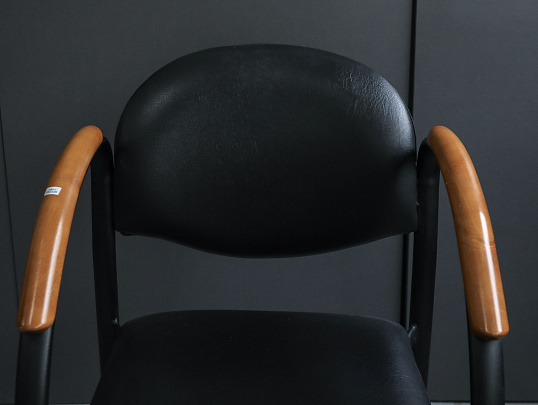 Конференц-кресло Искусственная кожа Чёрный