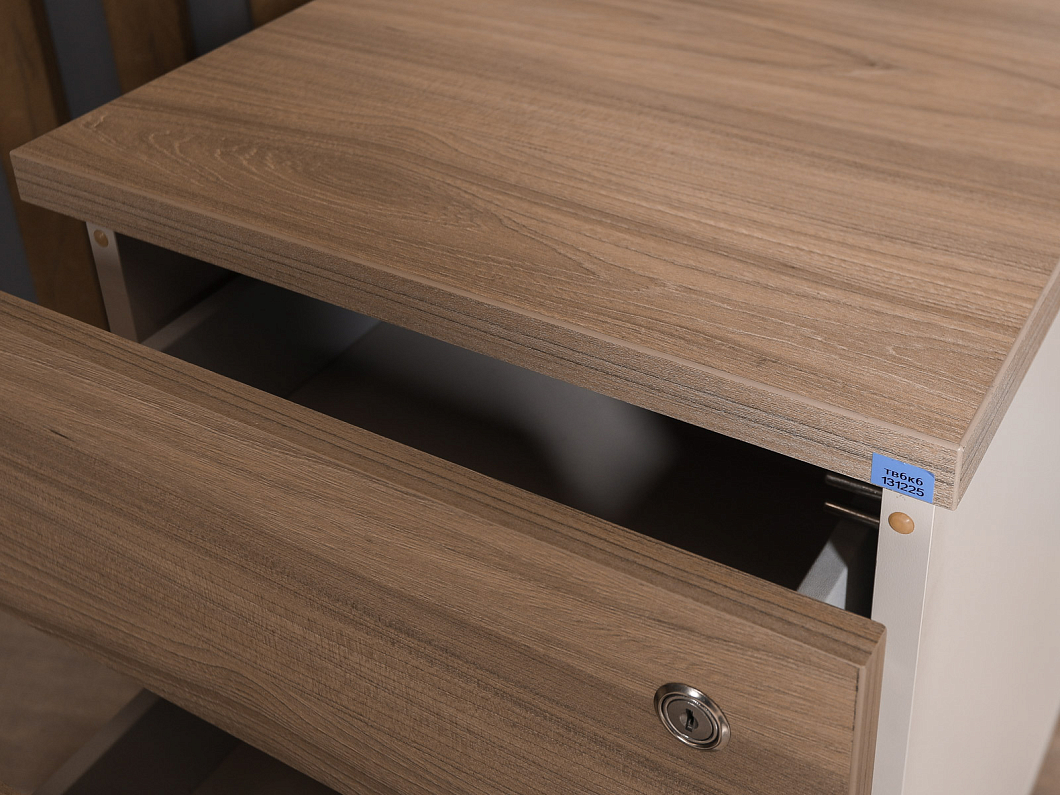 Тумба подкатная ЛДСП Бук (ТВБКБ-131225)