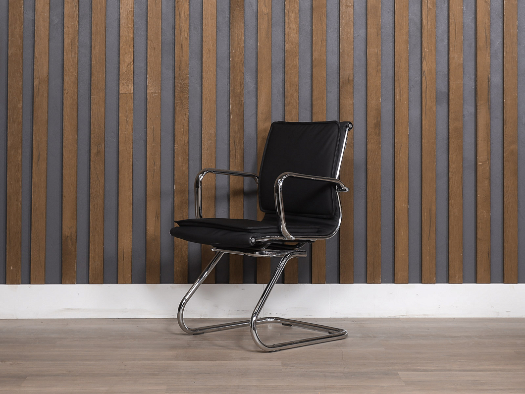 Конференц-кресло Искусственная кожа Чёрный Европа (КФЭЧ-180325)