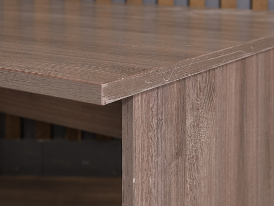 Стол эргономичный ЛДСП Ясень шимо