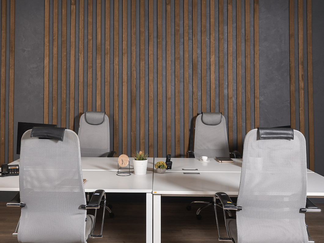 Комплект офисной мебели ЛДСП Белый (ГРБ1-020425)