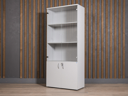 Шкаф для документов ЛДСП Серый