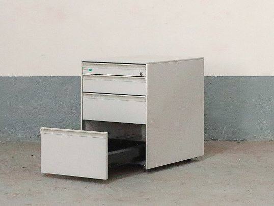 Тумба подкатная Bene ЛДСП Серый Австрия