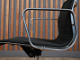 Кресло на колесах для персонала EA117 ICF Ткань Чёрный Италия (КПЧ1-110723)