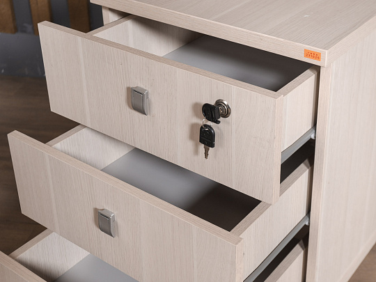 Тумба подкатная Экспро Vasanta ЛДСП Бук Россия