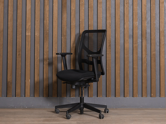 Офисное кресло ELICA Ткань Чёрный Италия