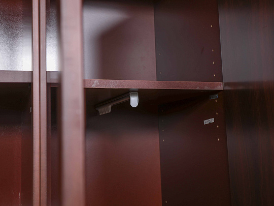 Шкаф для документов и одежды ЛДСП Вишня