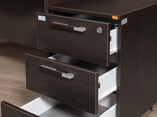 Стол с тумбой ЛДСП Венге