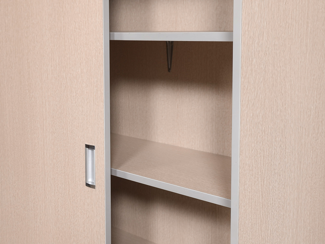 Шкаф для документов ЛДСП Серый (ШКСР-031225)