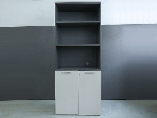 Шкаф для документов ЛДСП Серый