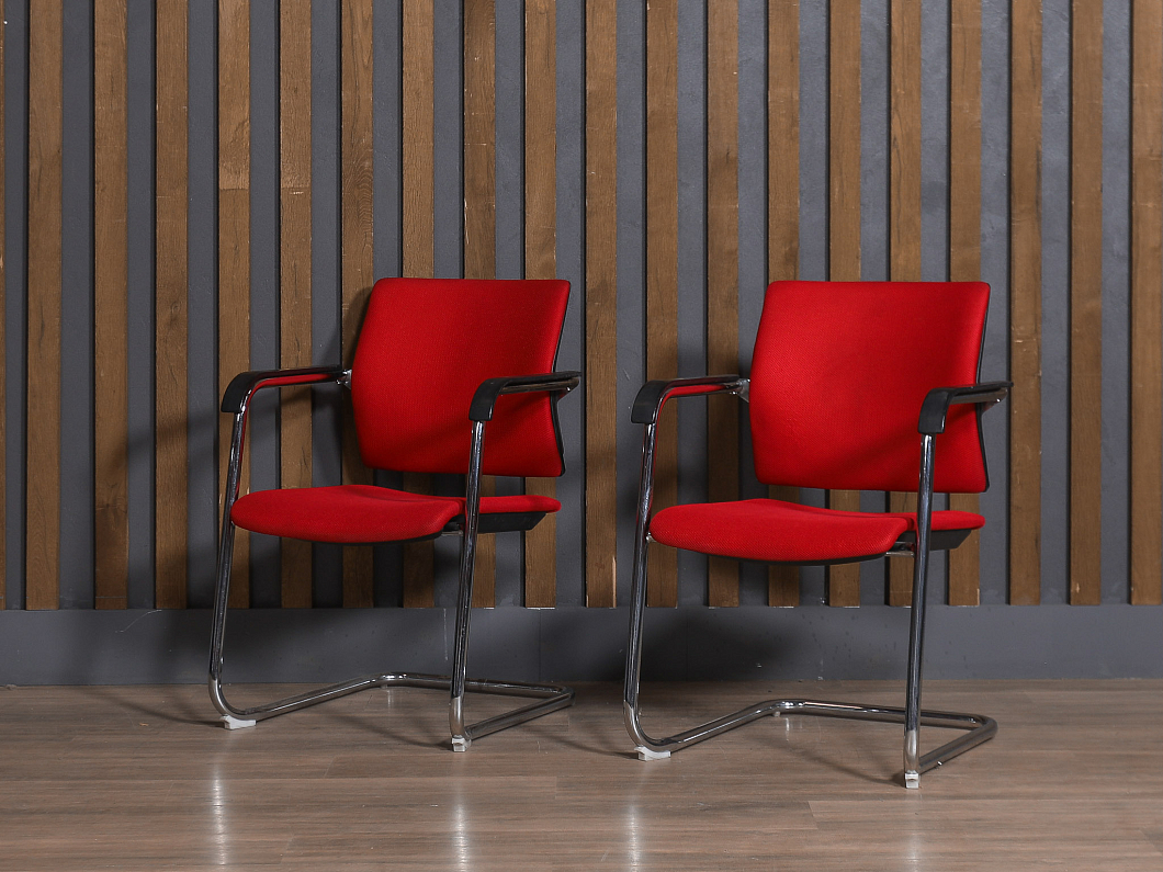 Офисное кресло Ткань Красный (КФТК-160925)