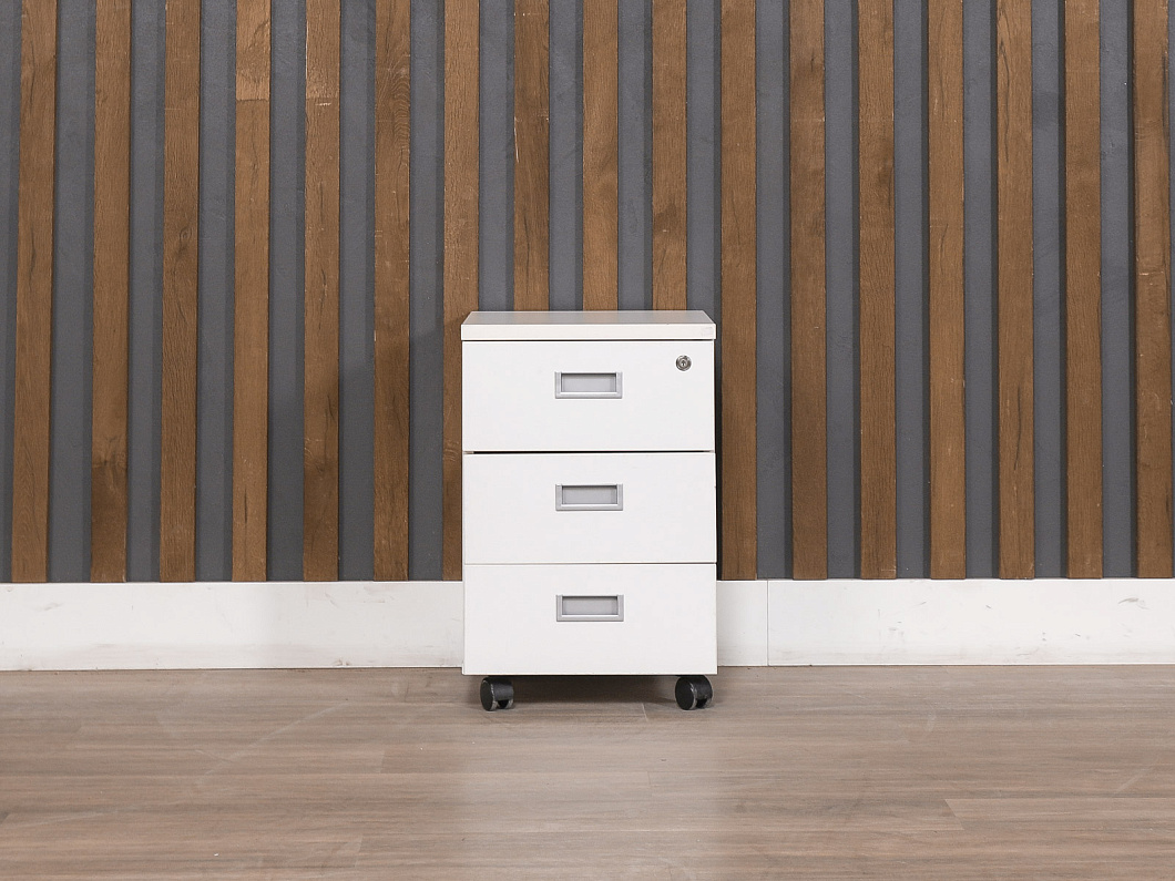 Тумба подкатная Narbutas ЛДСП Белый Литва (ТВБ4-230425)