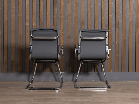 Конференц-кресло Искусственная кожа Серый Европа