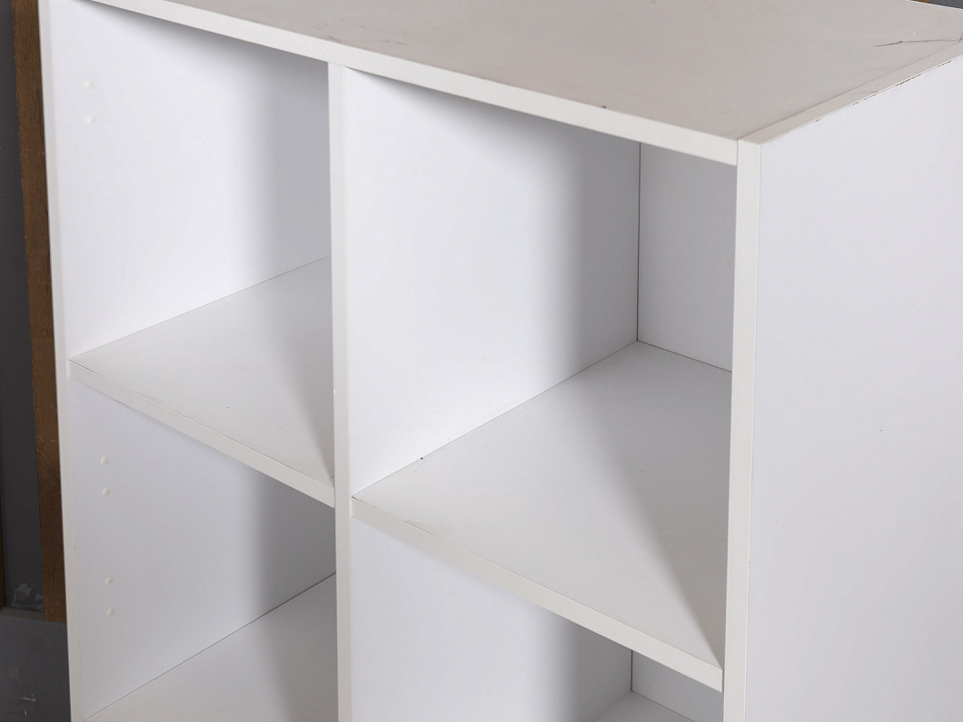 Шкаф-стеллаж для документов ЛДСП Белый (ШДБ-131225)